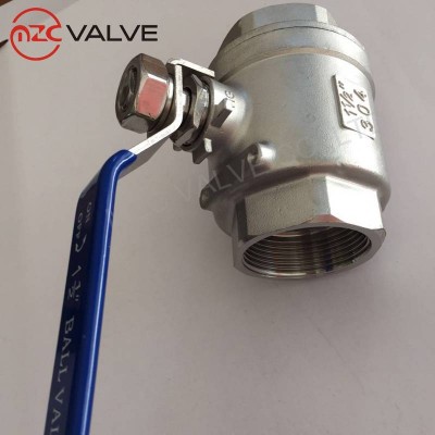 Handle Thread Type Stainless Steel 4" Ball Valve