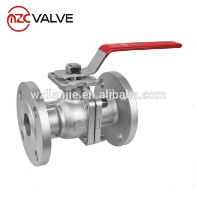 2PC Stainless Steel CF8 Ball Valve Flanged Ends ANSI 150LB