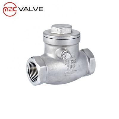 Stainless steel non-return swing check valve 200WOG